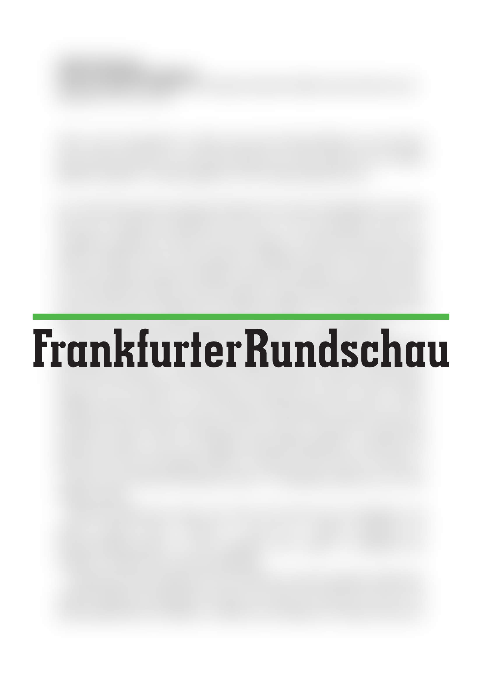 Logo der Frankfurter Rundschau