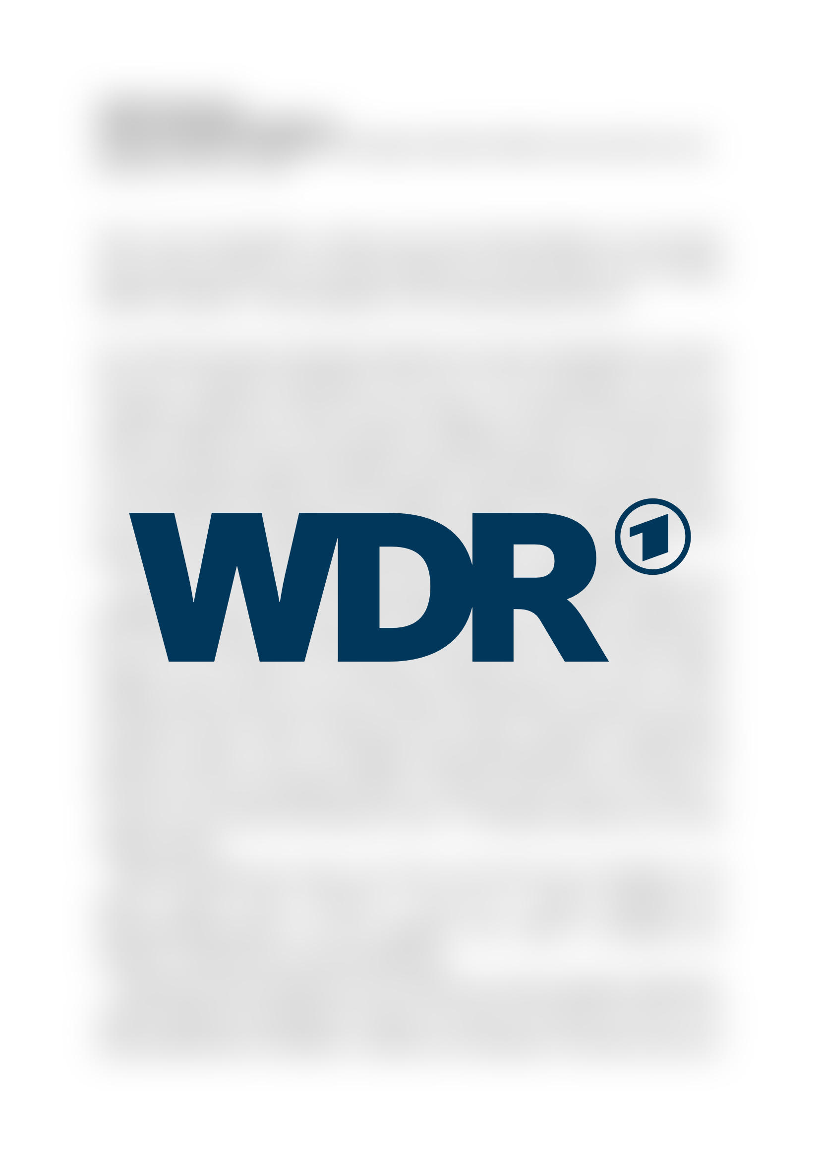 Vorschau - WDR