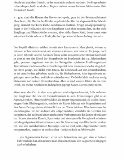 Seite 2 der Leseprobe Selbstauskunft (die horen 274) | Elke Heinemann
