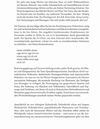 Seite 7 der Leseprobe Selbstauskunft (die horen 274) | Elke Heinemann
