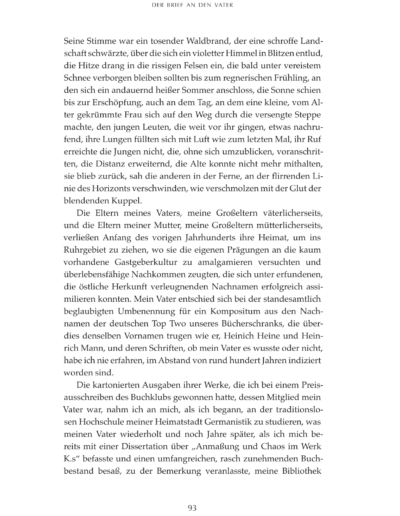 Seite 4 der Leseprobe von Der Brief an den Vater | Elke Heinemann