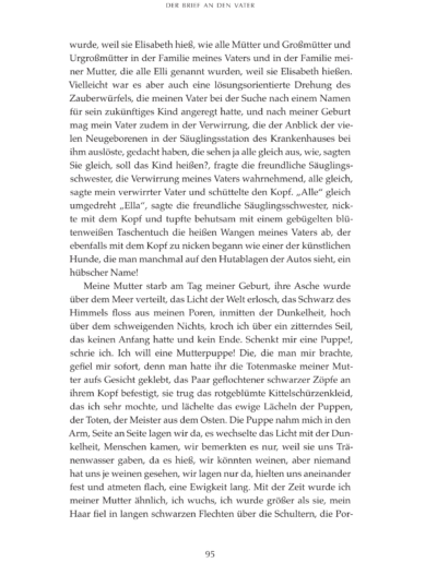 Seite 6 der Leseprobe von Der Brief an den Vater | Elke Heinemann
