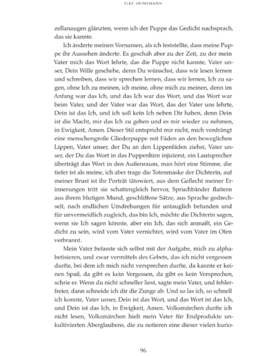 Seite 7 der Leseprobe von Der Brief an den Vater | Elke Heinemann