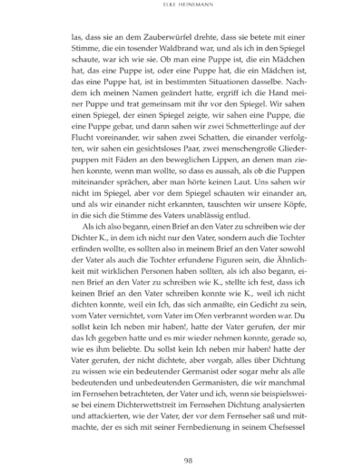 Seite 9 der Leseprobe von Der Brief an den Vater | Elke Heinemann