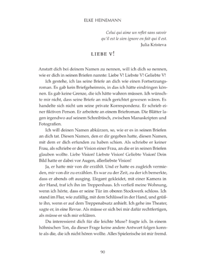 Seite 1 der Leseprobe von Liebe V! | Elke Heinemann