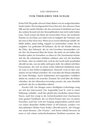 Seite 1 der Leseprobe von Vom Überleben der Scham | Elke Heinemann