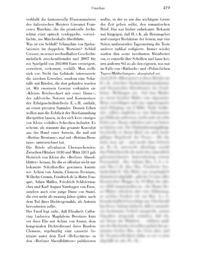 Seite 2 der Leseprobe von Kleists Briefwechsel mit einer Dame | Elke Heinemann