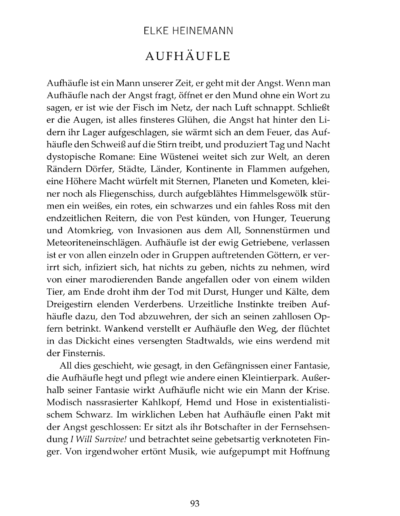 Seite 1 der Leseprobe von Aufhäufle | Elke Heinemann