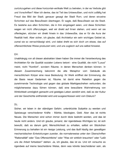 Seite 12 der Leseprobe von Gespräch mit dem Architekten Daniel Libeskind (A) | Elke Heinemann