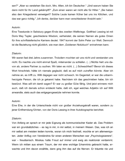 Seite 4 der Leseprobe von Ein ungleiches Paar: Doris und Gottfried Lessing | Elke Heinemann