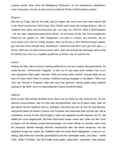 Seite 8 der Leseprobe von Ein ungleiches Paar: Doris und Gottfried Lessing | Elke Heinemann