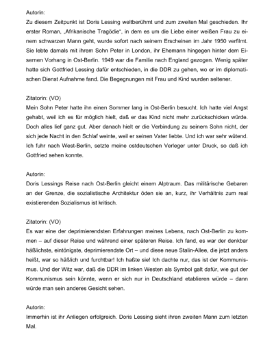 Seite 11 der Leseprobe von Die Pflicht der Revolutionärin Doris Lessing | Elke Heinemann