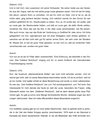 Seite 12 der Leseprobe von Die Pflicht der Revolutionärin Doris Lessing | Elke Heinemann
