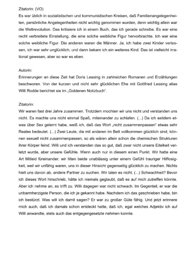 Seite 4 der Leseprobe von Die Pflicht der Revolutionärin Doris Lessing | Elke Heinemann