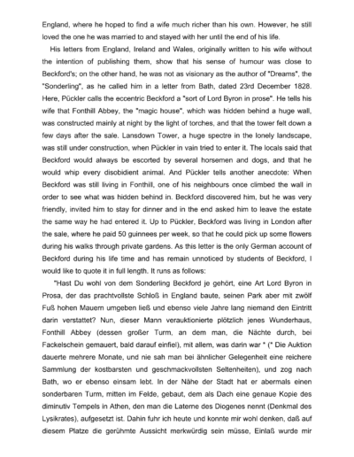 Seite 5 der Leseprobe von The Reception of William Beckford in Germany | Elke Heinemann