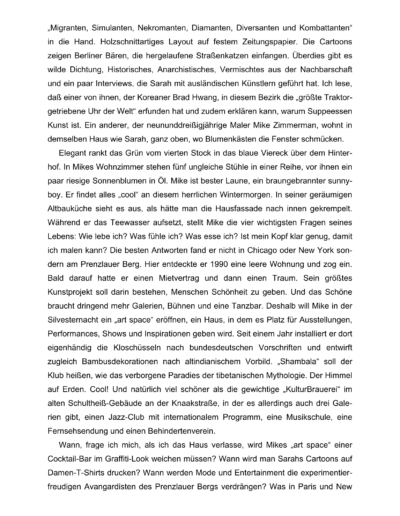 Seite 3 der Leseprobe von Never leaving the Kiez! | Elke Heinemann