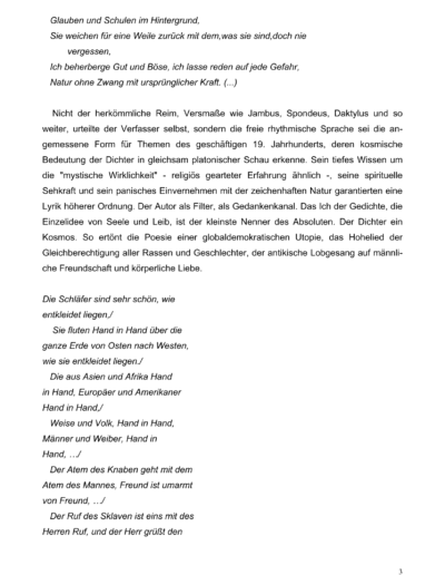 Seite 3 der Leseprobe von Der Dichter des Kosmos | Elke Heinemann