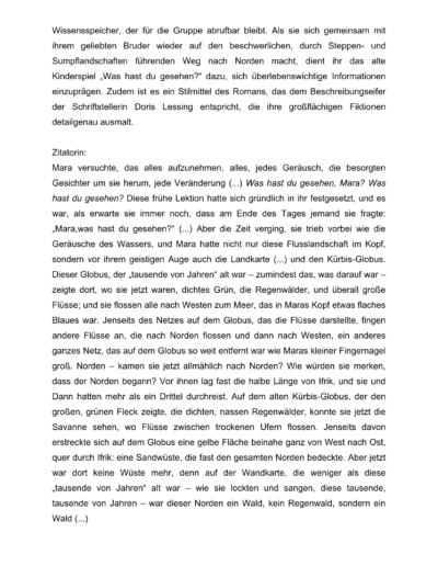 Seite 6 der Leseprobe von Doris Lessing: „Mara und Dann“ | Elke Heinemann