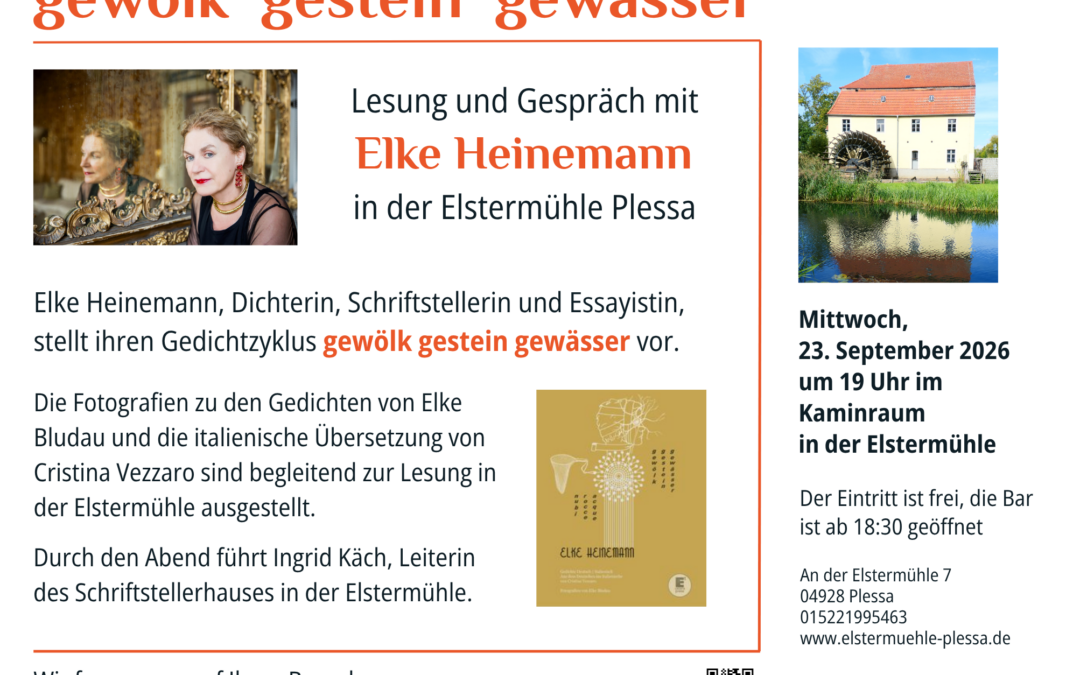 Lesung: gewölk gestein gewässer